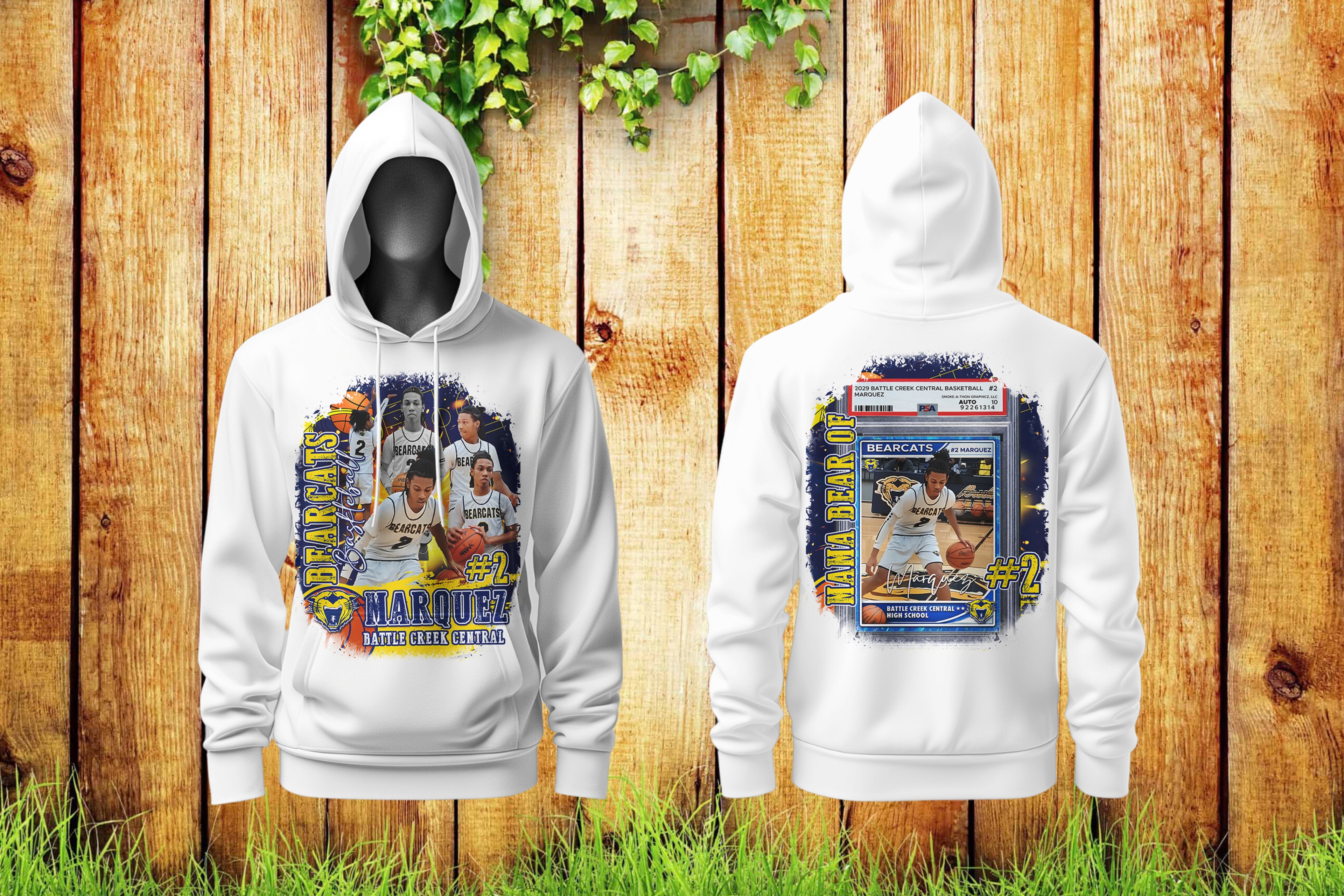 4D Hoodie Sublimation (FRONT & BACK)