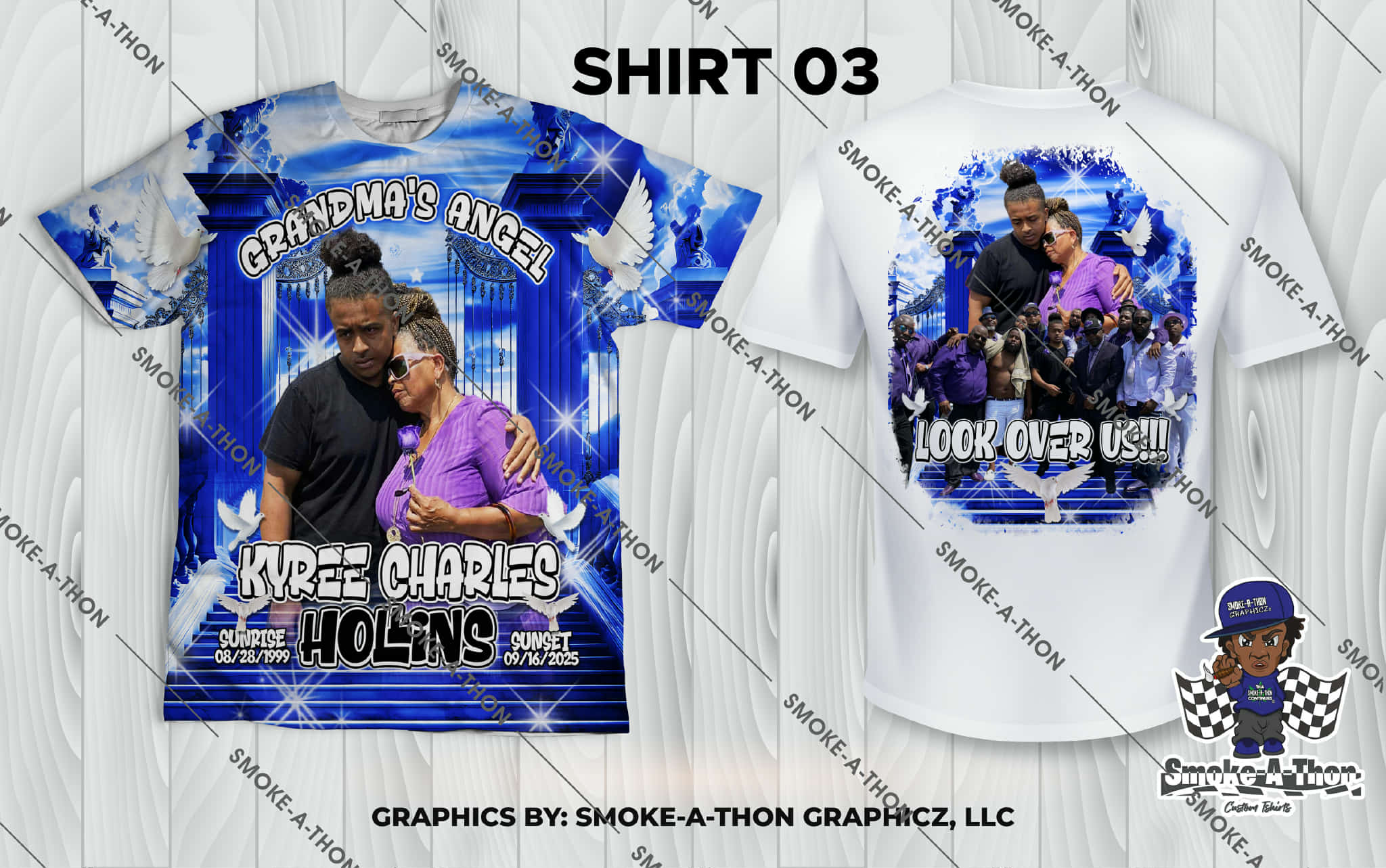 3D SUBLIMATION (FRONT & BACK)